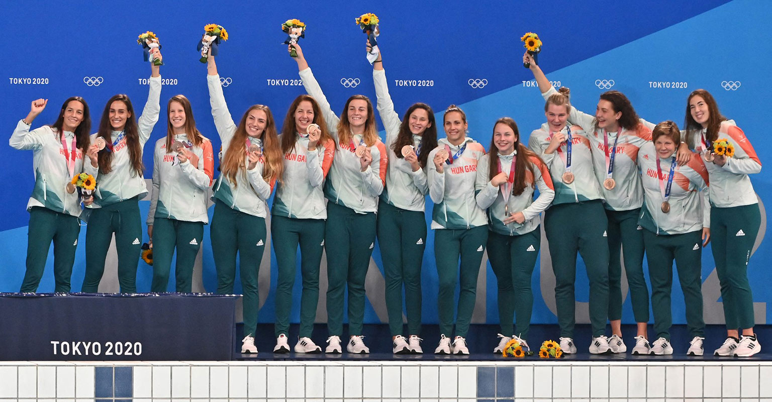 Vízilabda női csapat bronzérmet nyert az olimpián